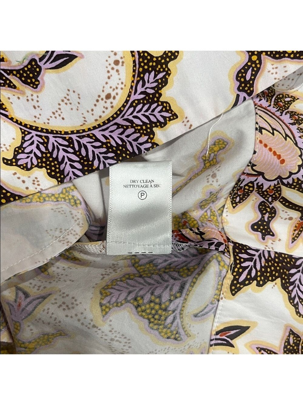 A.L.C. Adelaide Floral Tie Waist Puff Sleeve Mini Dress SZ 10 - Picture 15 of 15